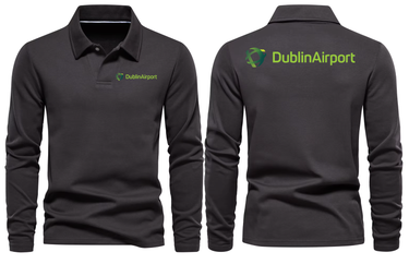 DUBLIN AIRPORT LONG SLEEVE POLO